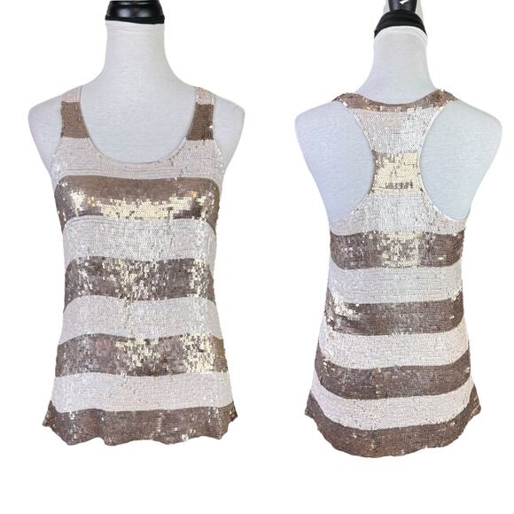 Parker Striped Sequined Top - Picture 3 of 14